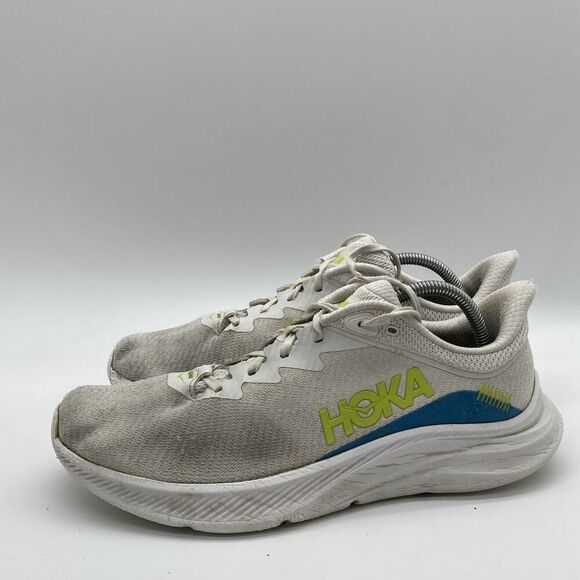 Mens Size 11D Hoka One One Solimar 1123074 BDBDB White Running Shoes Sneakers - Picture 4 of 10